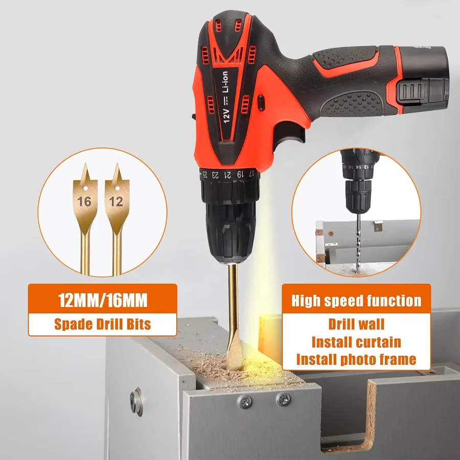 금속 목재 자동차 수리를 위한 전문적인 완전한 툴킷 전동 드릴 포함 가정용 배터리 소스