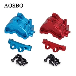 Aluminum Front or Rear Differential Gearbox Cover and Upper Arm Mount Arm Stabilizer for Tamiya TT02 Upgrade Kit