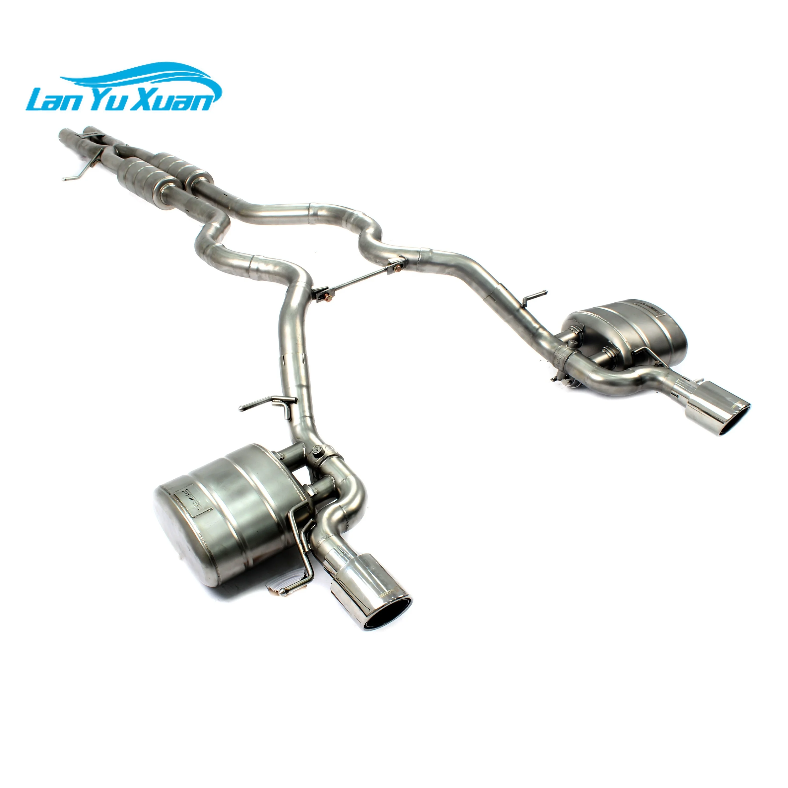 

Car Exhaust Pipe for 2017-up Range Rover Velar 3.0T Stainless Steel Catback Exhaust Muffler with Valve