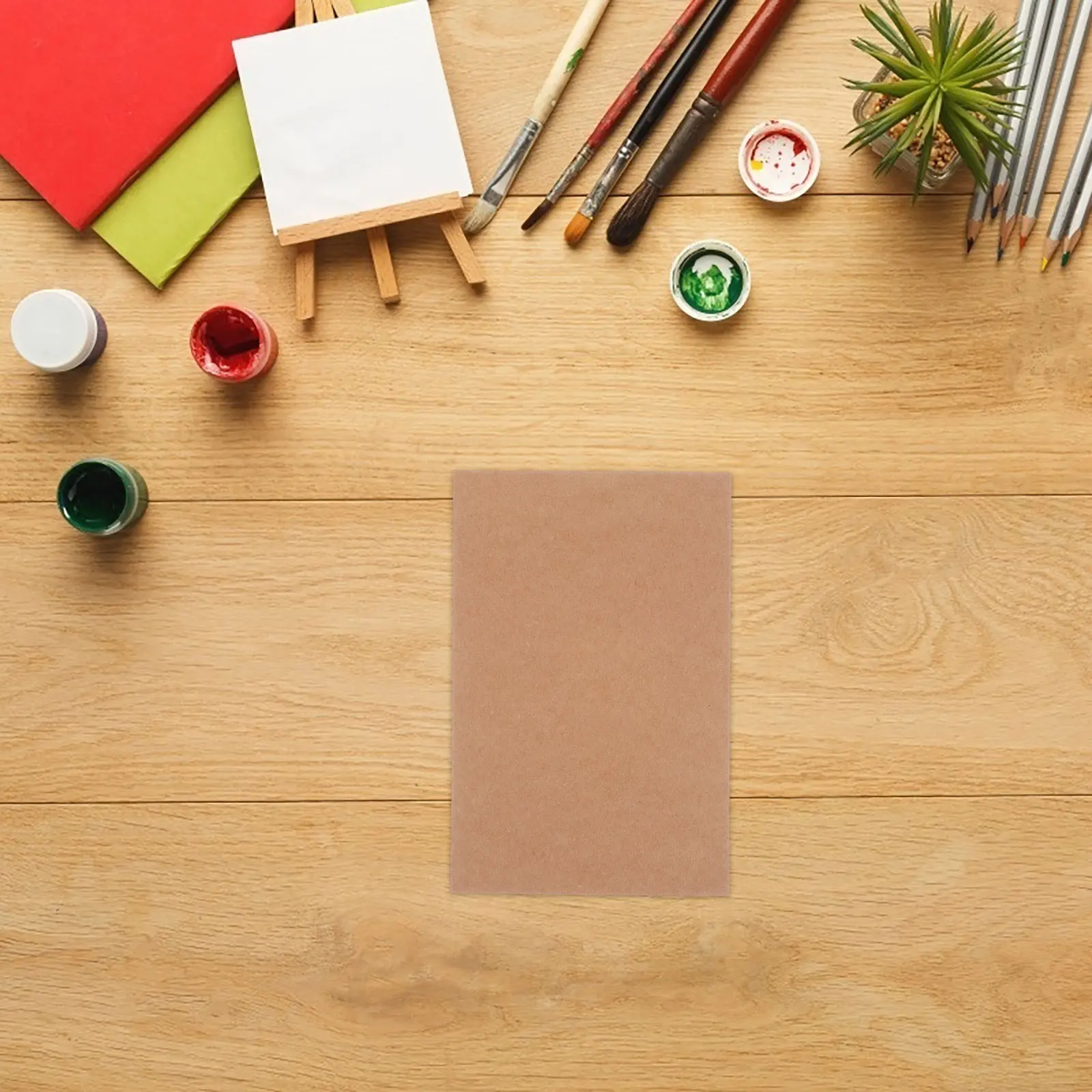 

Postcard Greeting Plain Cards Blank Postcards for Mailing Kraft Handwritten Painting Paper