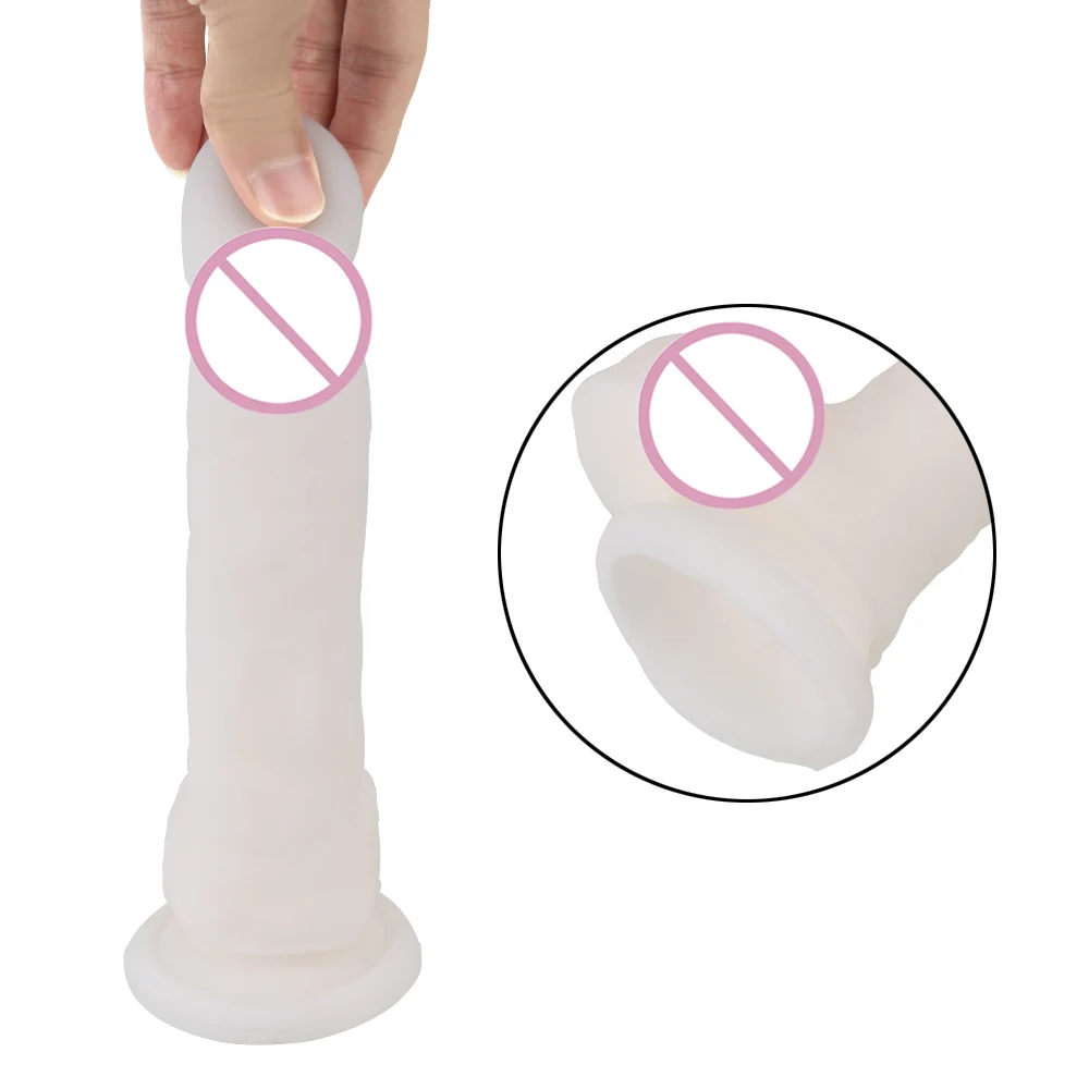 OLO Super Soft Real Dildo Simulation Silicone Fake Penis Adult Products Female Masturbators Sex Toys for Woman Erotic