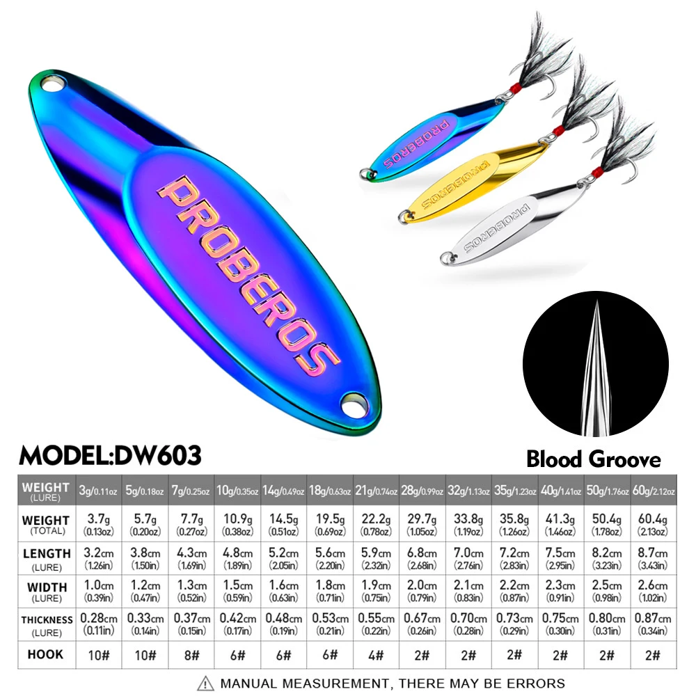 

All-water lure metal VIB bionic bait 3G-60G full gram weight, golden and silver dazzling slanted lure artificial bait, fish bait
