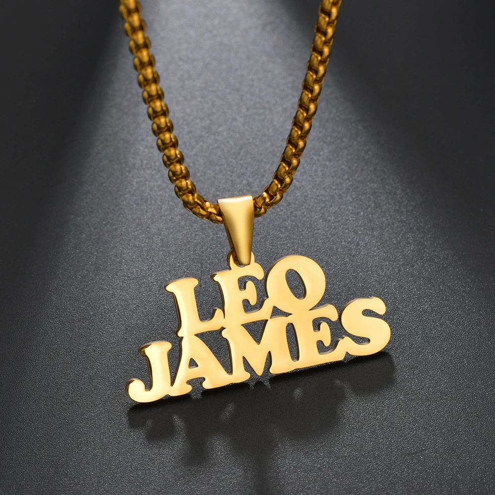 

Custom Name Necklaces Pendant Stainless Steel Pearl Chain Jewelry Making For Women Personalized Birthday Jewelry Gifts Wholesale