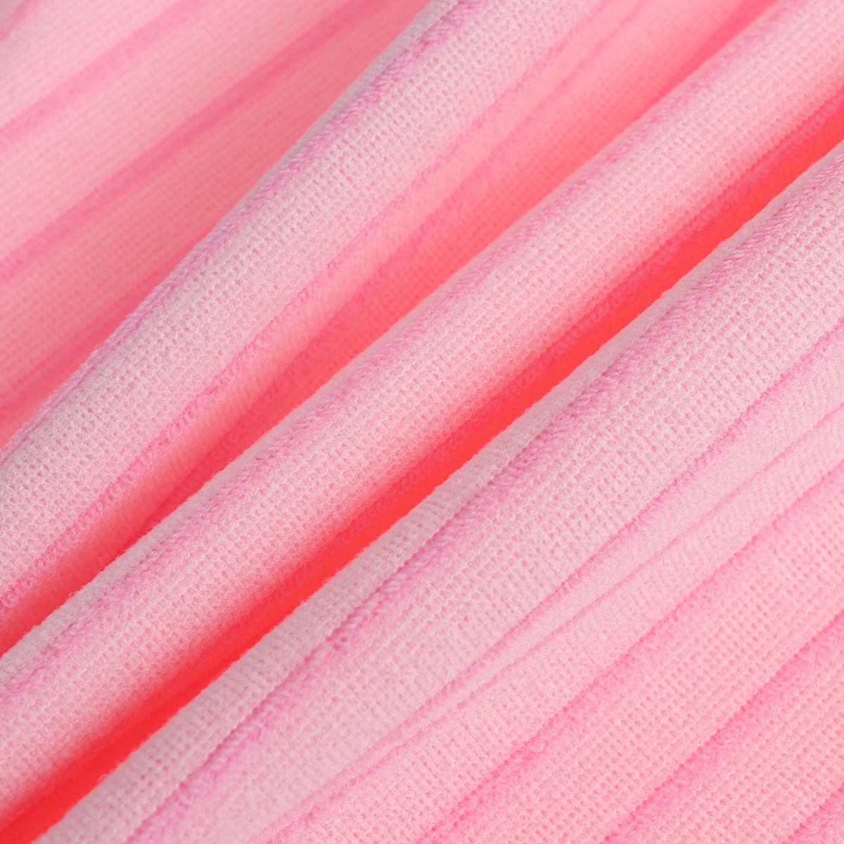 

Pink Stripe Machine Washable Double Layer Adult Waterproof Bib Clothing Protector Mealtime Waterproof Clothing Protector