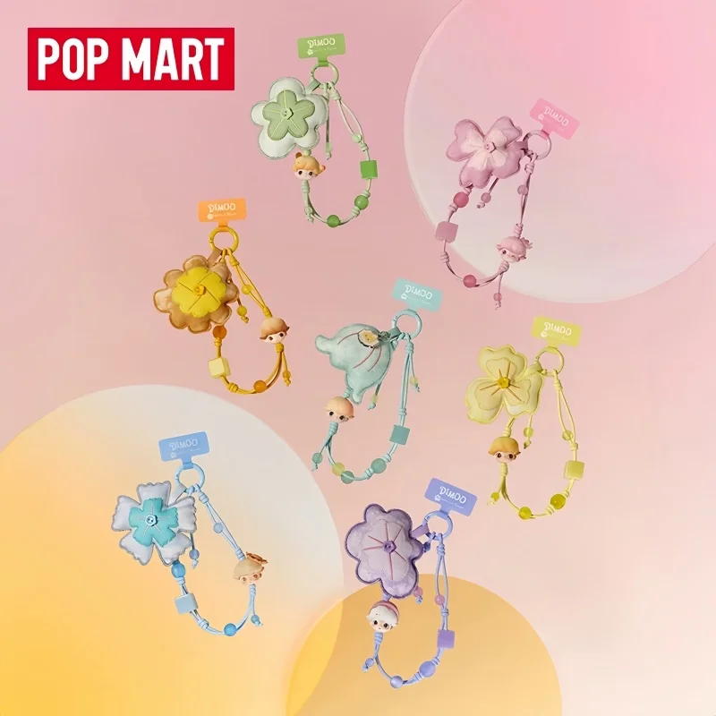 

POP MART DIMOO Hot Sale Moments In Bloom Series Blind Box Toy Phone Lanyard Kawaii Keychain Mystery Box Ornament Festival Gift