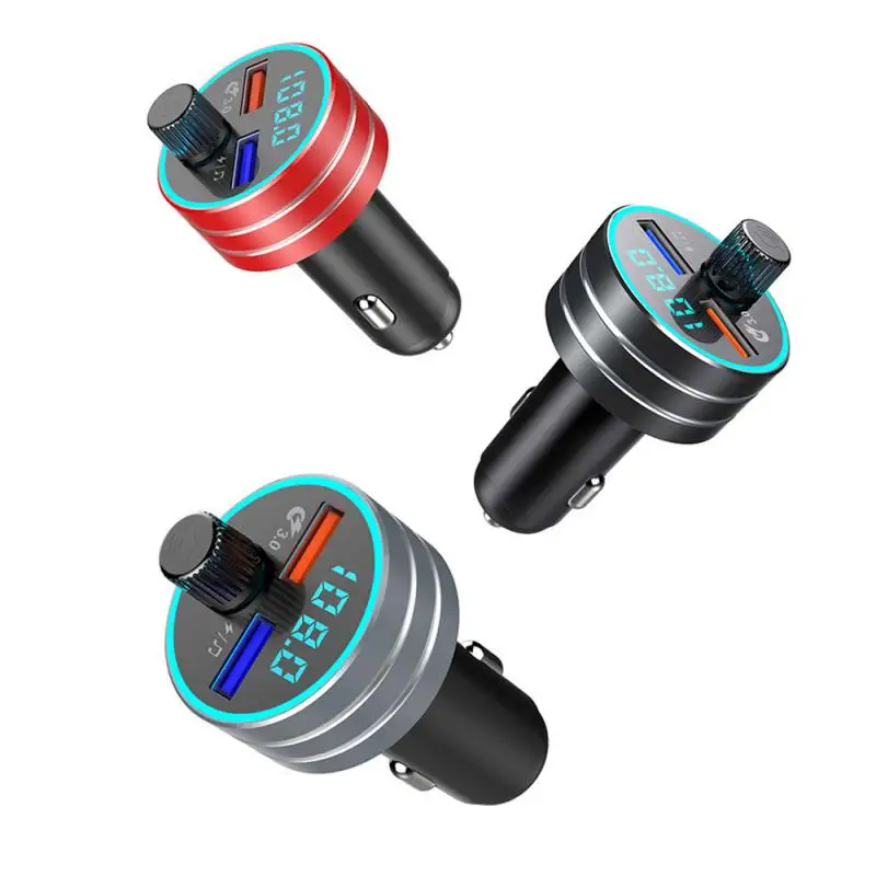 Car Bluetooth FM Transmitter Car Kit MP3 Modulator Player Wireless Handsfree Audio Receiver 2 USB Fast Charger Car FM Modulator