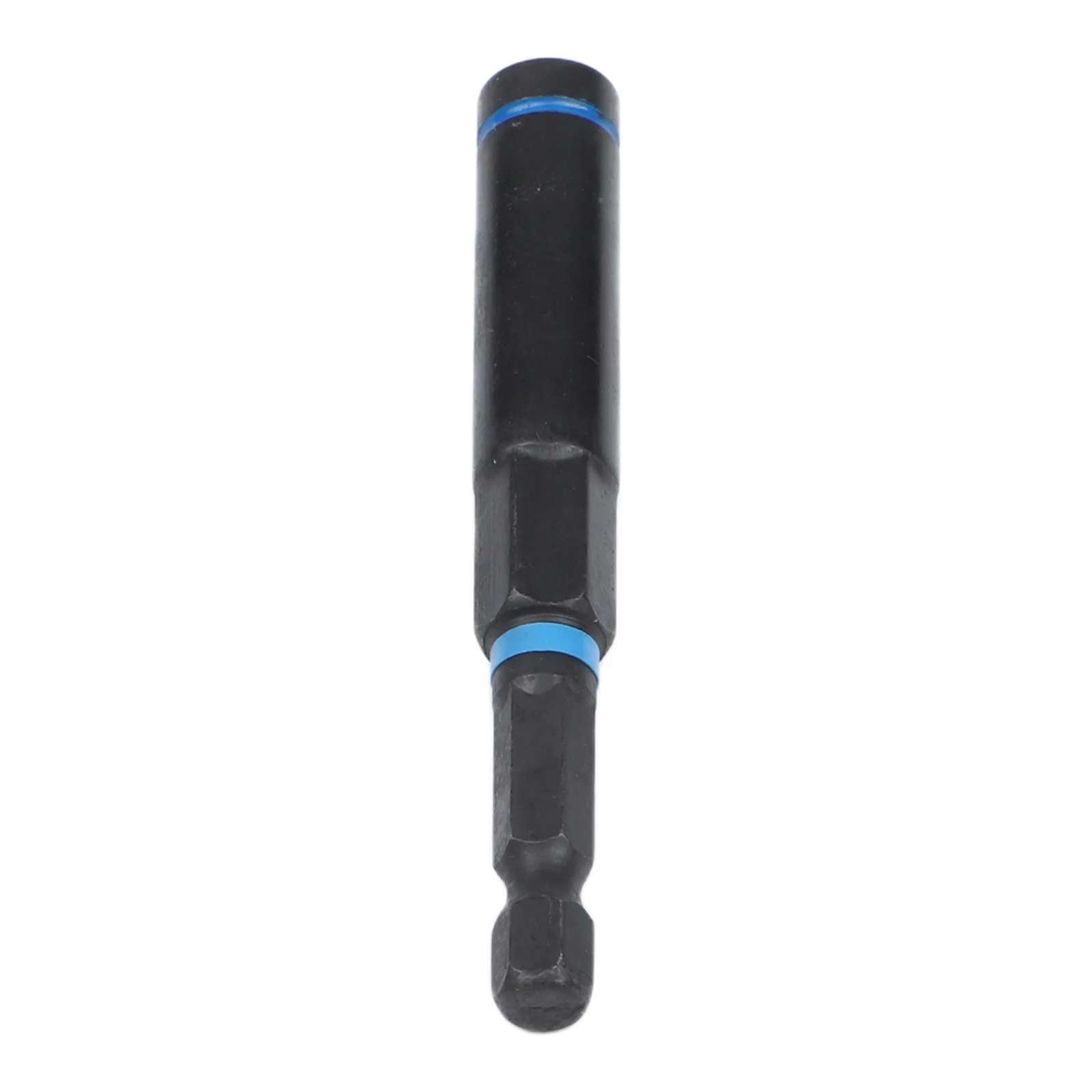 Black Chrome Vanadium Steel Hex Socket Wrench Extension Sleeve 80mm 6-14mm Nut Driver Adapter For Pneumatic Drill Auto Repair