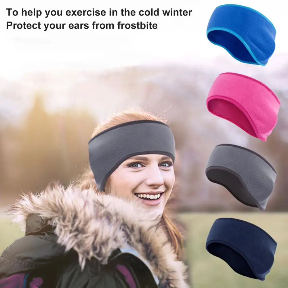 Zachte Koude-Proof Hoge Elasticiteit Wasbaar Skiën Koud Weer Winter Hardloop Oor Cover Sport Hoofdband Oorbescherming