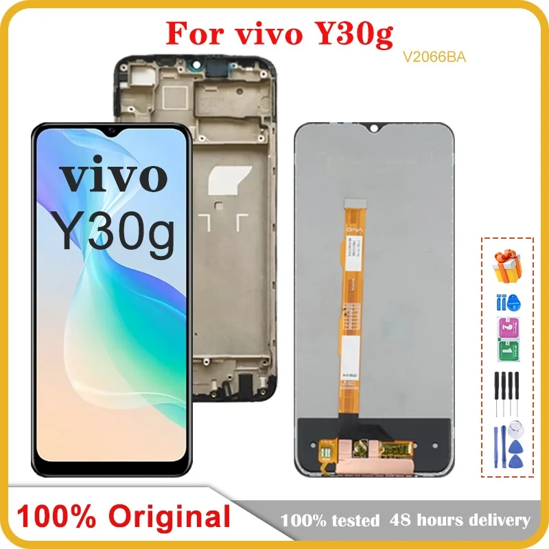 100% Original For Vivo Y30 G V2066BA LCD Display Touch Screen Digitizer Assembly