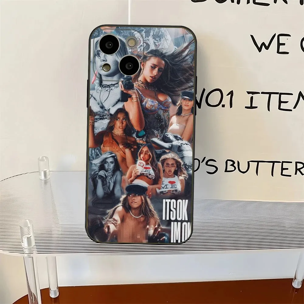 T-Tate Mcrae Its Ok Im OK Phone Case For iPhone 16,15,14,13,12,Pro,Max,11,7,8,Plus,XR,XS Max Shockproof Silicone Soft Shell #2