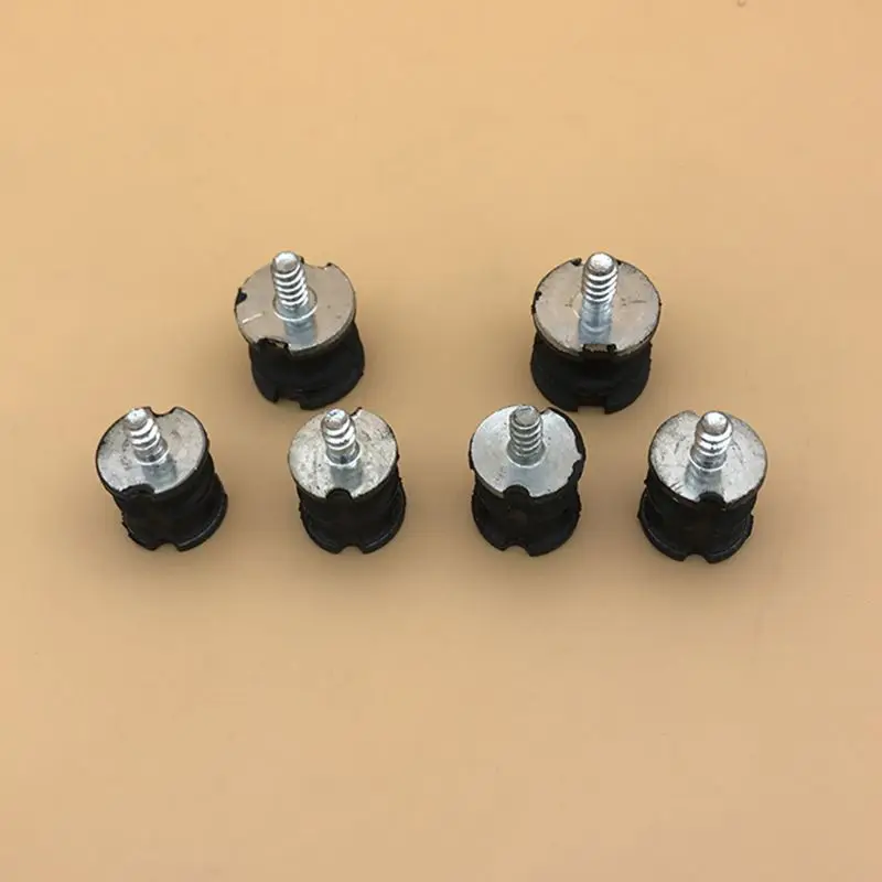 Chainsaw Spare Parts Buffer Rubber 6-Piece Buffer Mount Replacement Isolator Drop Shipping