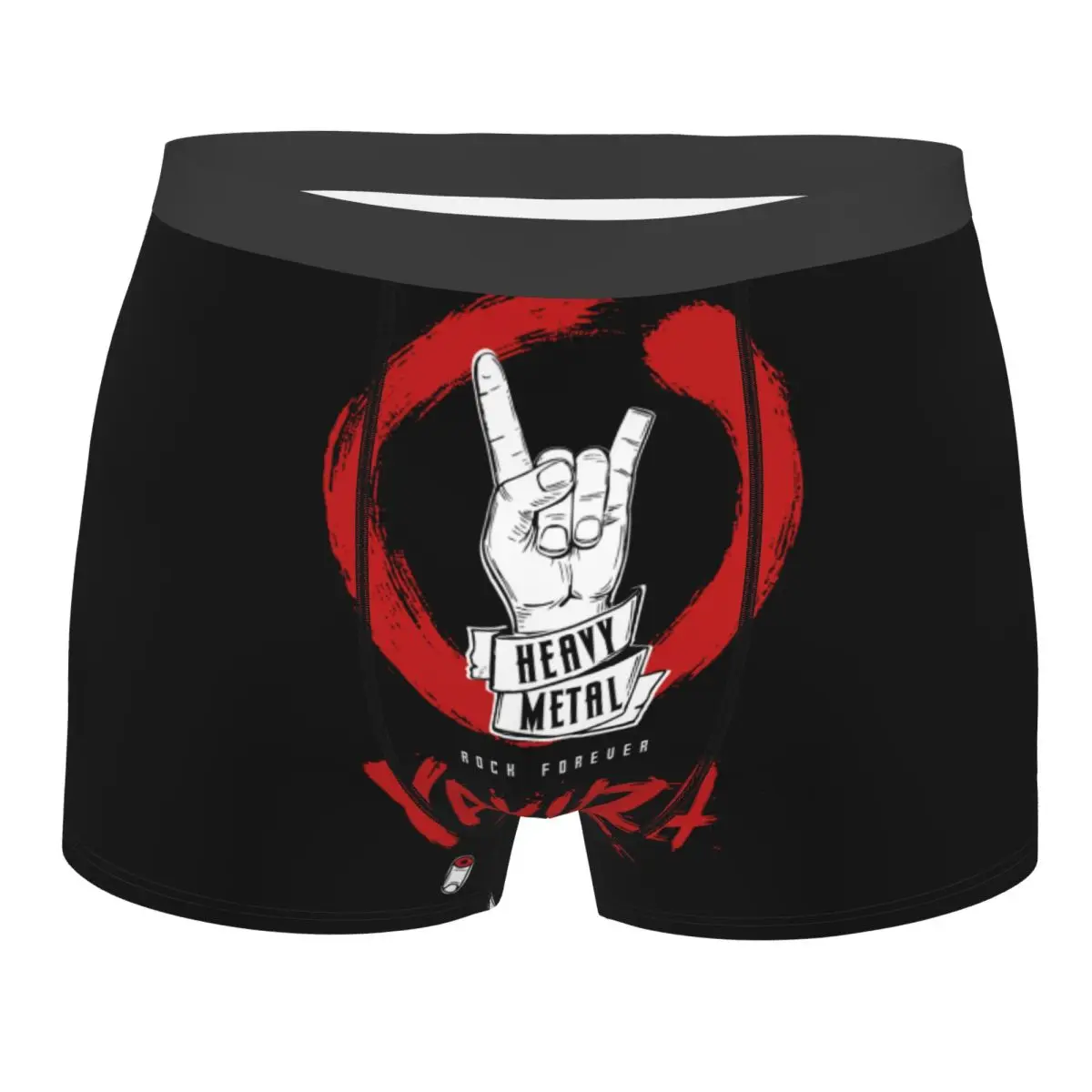 

Мужские шорты-боксеры Heavy Metal Yakuza Rocker с 3D принтом, мужское дышащее нижнее белье, трусы, трусы