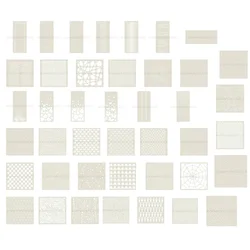 Scattered Starlight Stencils Pattern Graffiti Drawing Tool Spray Painting Template DIY Window Scrapbooking Decor