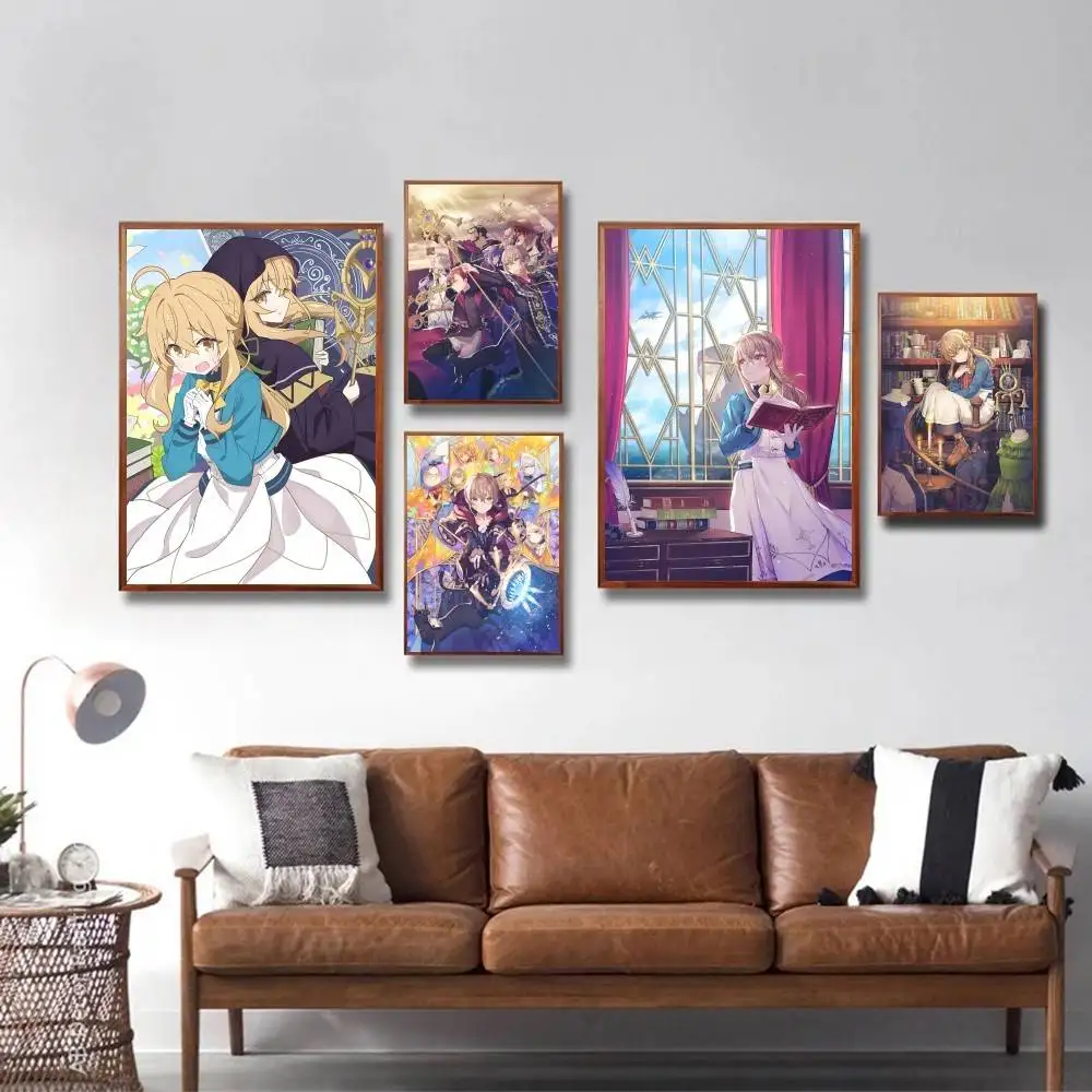 Anime Secrets of The Silent Witch Posters HD Print Vintage Wall Art Decor for Home Study Room