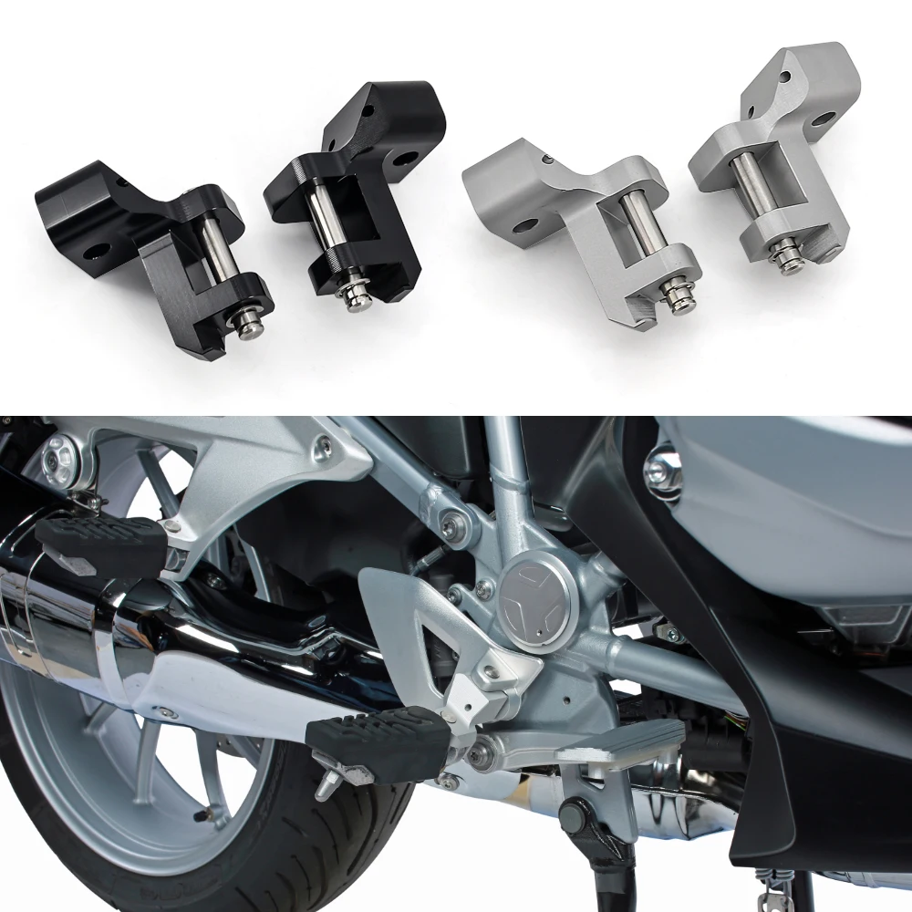 

Motorcycle Driver Footrest Relocation Rider Foot Pegs Footpeg Lowering Kit Front For BMW R1250RT R1200RT LC 2014-2022 R 1250 RT