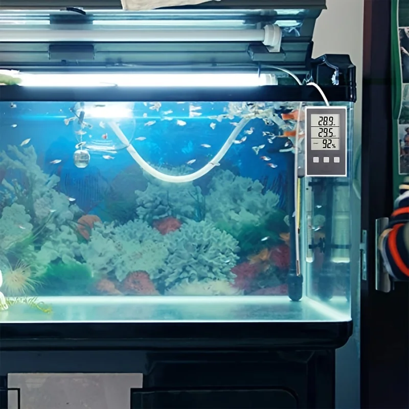 Точный цифровой термометр — измеритель температуры и влажности в помещении и на открытом воздухе с ЖК-дисплеем — измеряет температуру