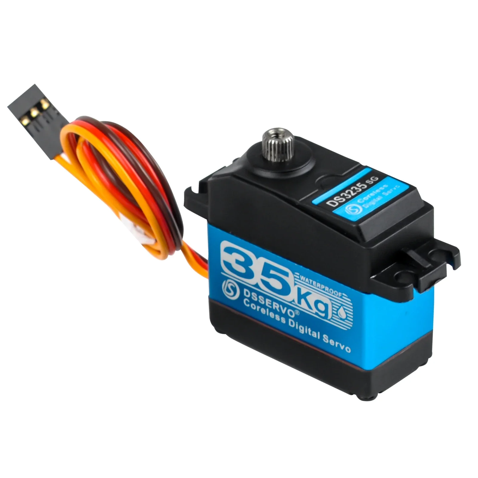 35KG DS3235 Digital Servo Coreless Motor Steel Gear 180°/270° With 25T Arm Servos DIY Parts for 1:8 1:10 1:12 RC Car/Robot Model