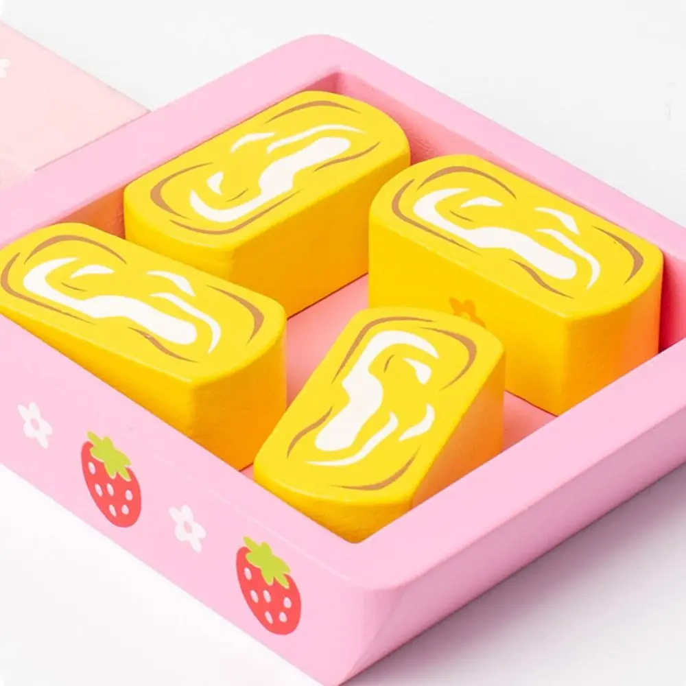 Simulação de madeira brinquedos de comida cozinhar role play casa tteokbokki modelo brinquedos montessori cozinha interativa fingir