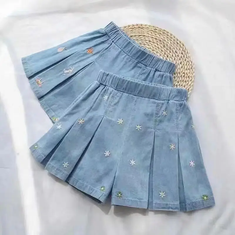 Girls' Skirts and Pants, Spring and Summer New Styles, Children's Summer Clothes, Versatile Girls' Skirts and Pants