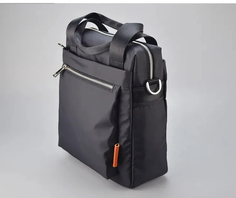 Waterproof Shoulder Bags for Men, Wear-Resistant, Multi-function, Large Capacity,Vertical, Simple Business, Outdoor, Casual, New