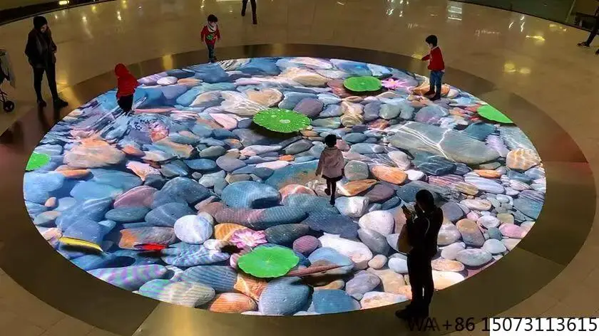 Indoor P3.91 LED Dance Floor - High Brightness Interactive Floor Display