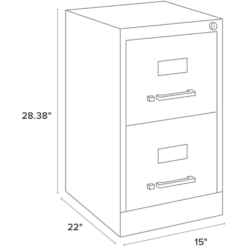 File Cabinet, 2-Drawer Width Vertical File Cabinets, for Home Office, Filing Cabinet