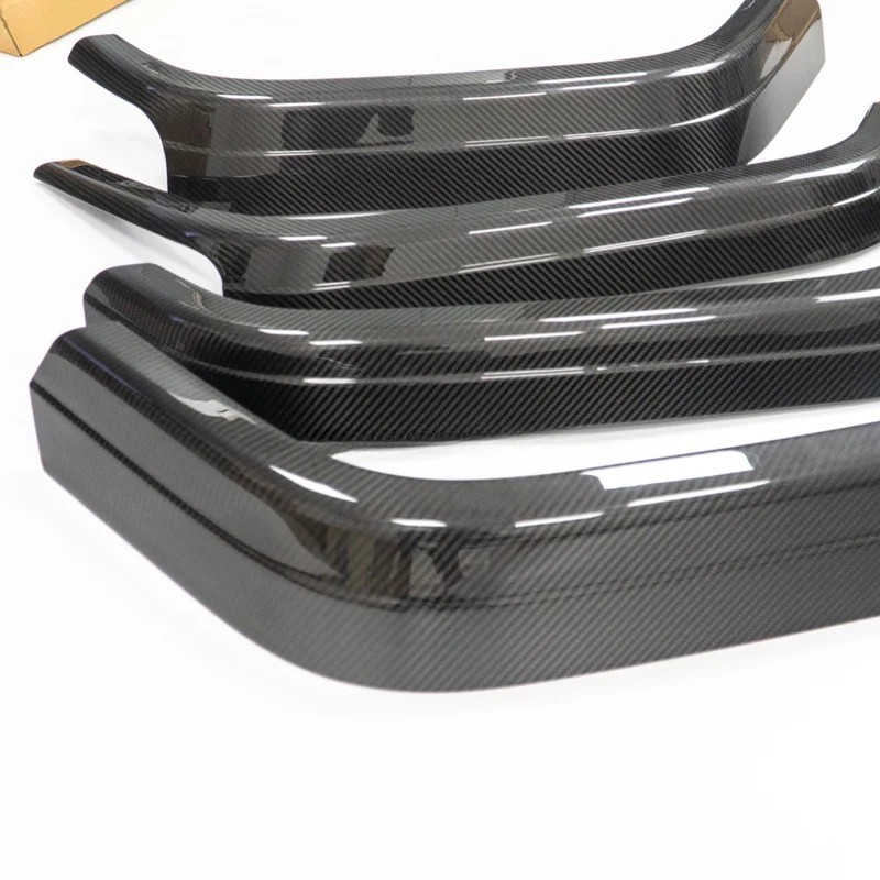 Premium Upgrade Rocket Style Dry Carbon Fiber Flares Fit 2019-2024 Off Road Vehicles Exterior Modified Car Accessories
