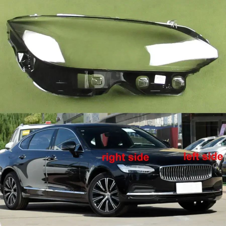 

For Volvo S90 S90L 2016-2022 Front Headlight Cover Lampshade Head Lamp Headlamp Shell Lens Plexiglass Auto Replacement Parts