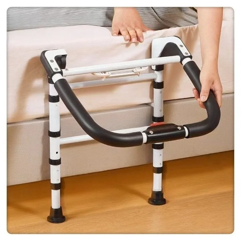 Heavy duty steel comfortable bed rails optimized for safety