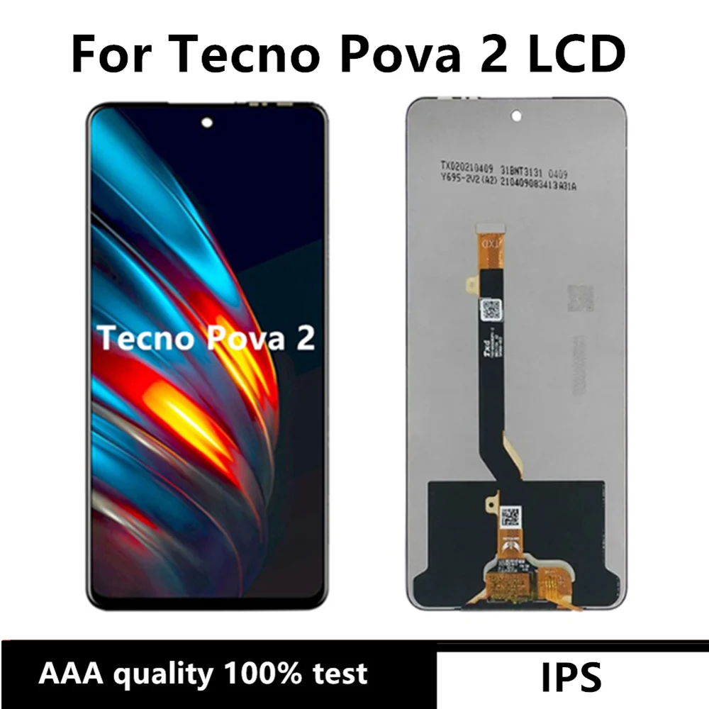 

6.9 inches brand-new For Tecno Pova 2 LE7 LE7n LCD Display Touch Screen Digitizer Assembly For Tecno Pova2 LCD Repair Parts