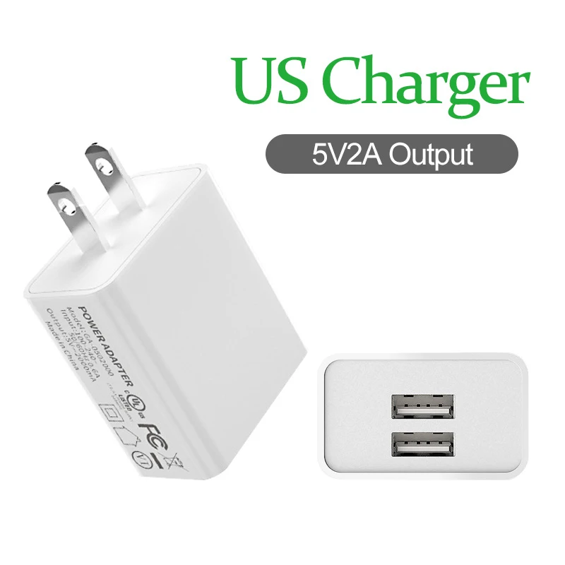 American Travel Adapter Conversion Plug 2A USB Charger Fast Charging Source Mobile Phone Charger In Mexico and Philippines