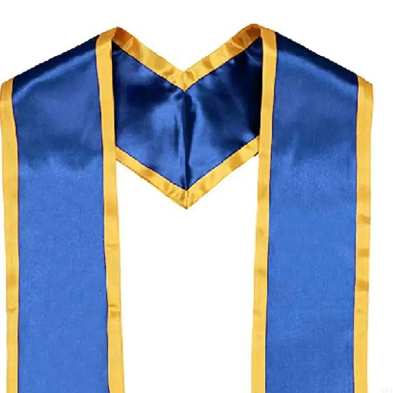 R7UF Colorful Graduation Sash Stole International Study Adult Unisex Party Accessory