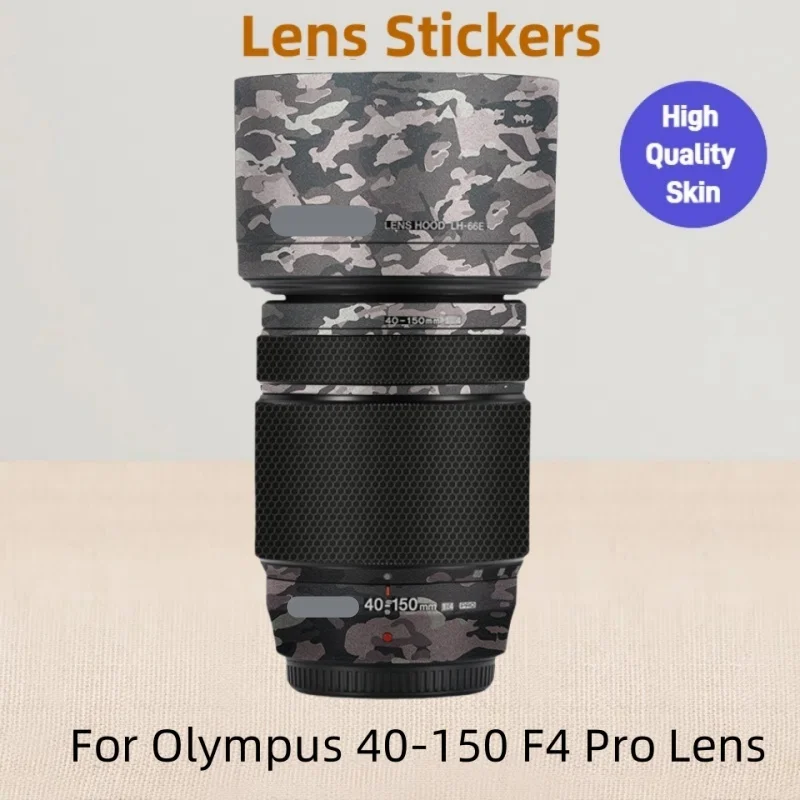 Pour Olympus 40-150mm F4 Pro lentille décalcomanie peau pour Olympus 40 150pro lentille Wrap couverture 40150 lentille peau de protection