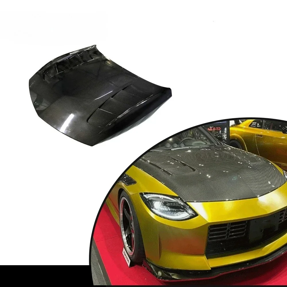 

For Nissan 400Z RZ34 2023UP Dry Carbon Front Engine Hood Cooling Bonnet Cover