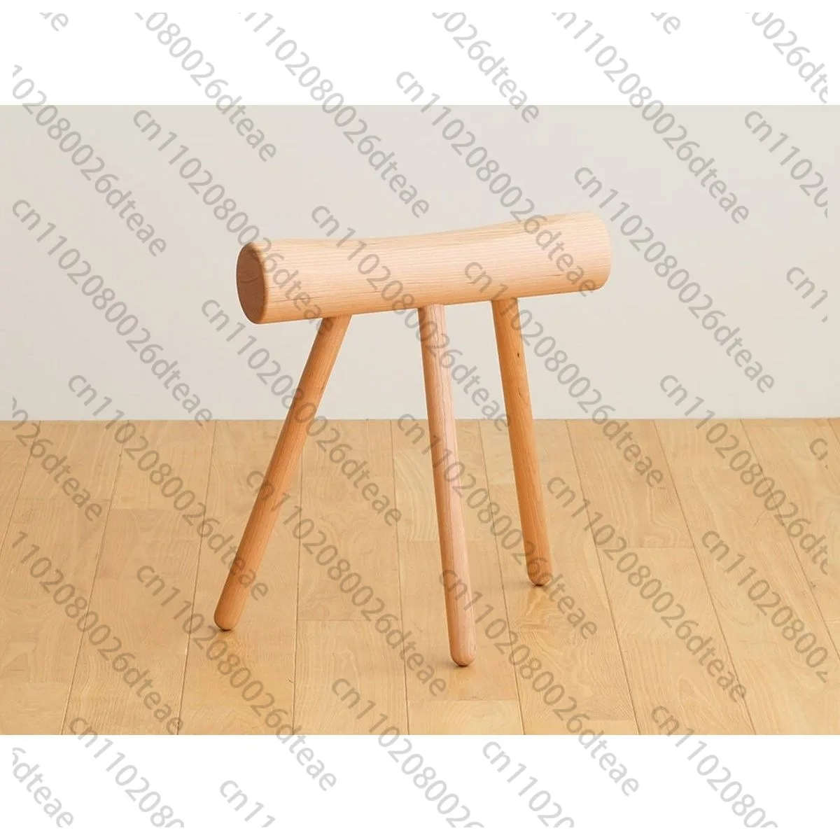 Solid Wood Shoe Changing Bench Foldable Long Seat Household Door Rest Stand Creative Personality Oak Dressing Footrest