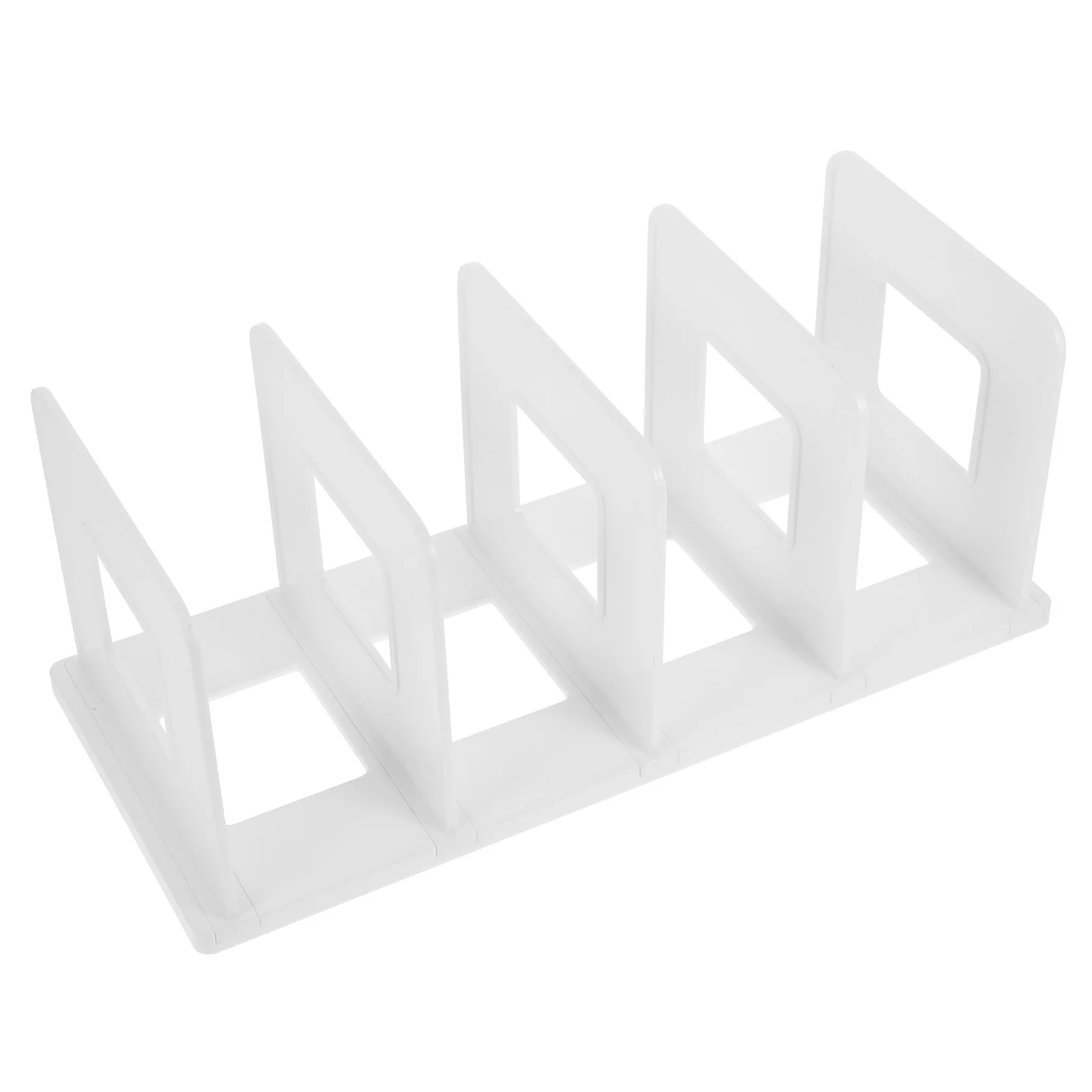 

Divider Bookends Convenient Stands Plastic Bookstand Decorative Organizer Reading Exquisite Holders Study Desktop File