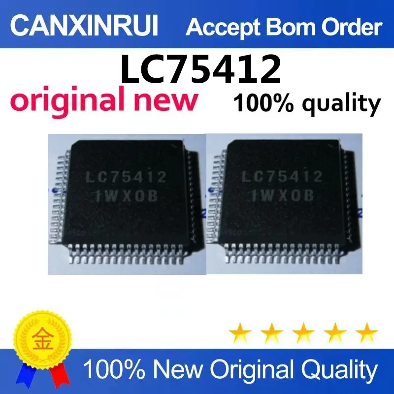 (5-100piezas)LC75412 audio IC, quality assurance.