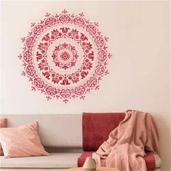 Mandala Auxiliary Painting Template Large Reusable Diy Craft Floor Wall Tile Fabric Furniture Painting Drawing Decor