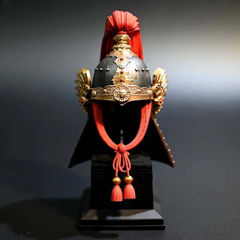 15cm Song Dynasty Helmet Craft Finished Home Decoration Office Living Room Sculpture Desktop Model Ornaments Children Gifts Toy