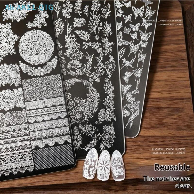 Nail Art Vintage - NOVA Placa de Estampagem para Unhas