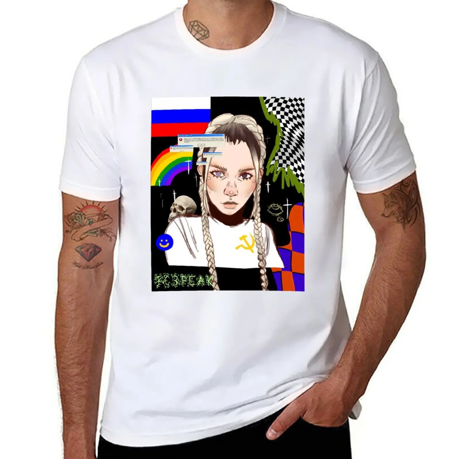 

Nastya Kreslina IC3PEAK T-Shirt t shirts with prints t shirt man designer T-Shirt
