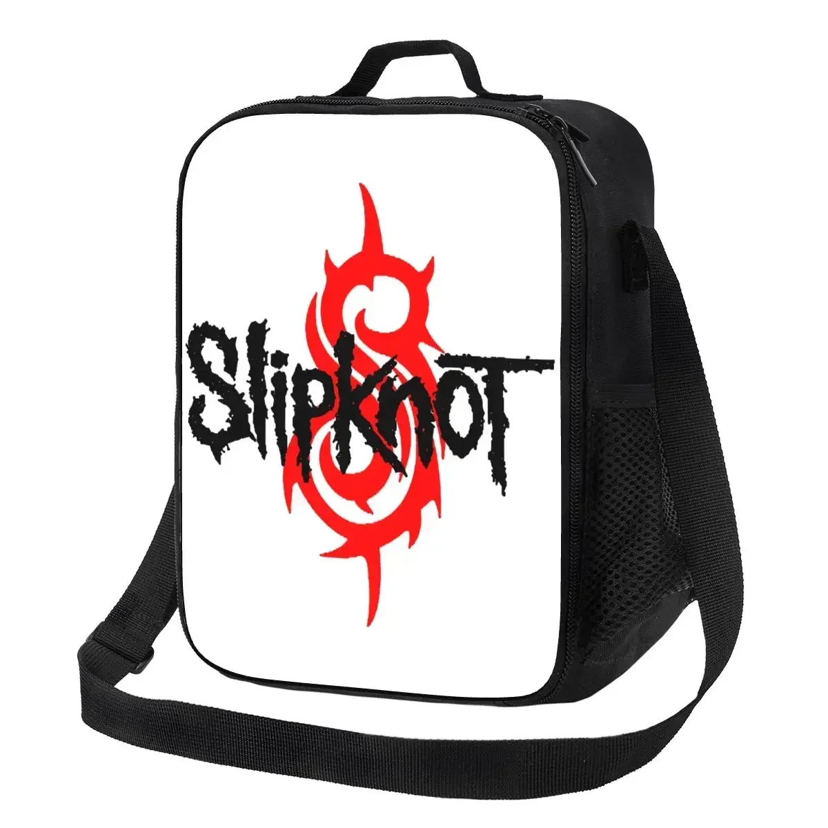 

Slipknots Thermal Insulated Lunch Bags Women Heavy Metal Rock Music Gift Portable Tote for Outdoor Picnic Bento Food Box