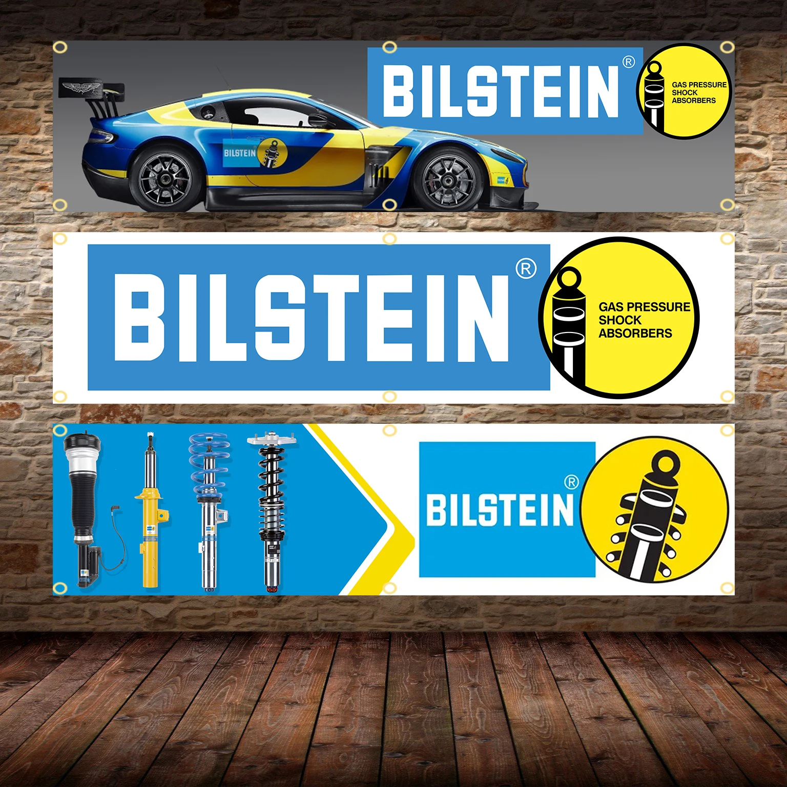 60X240cm Bilsteins Banner Flag Polyester Printed Garage or Outdoor Decoration Tapestry