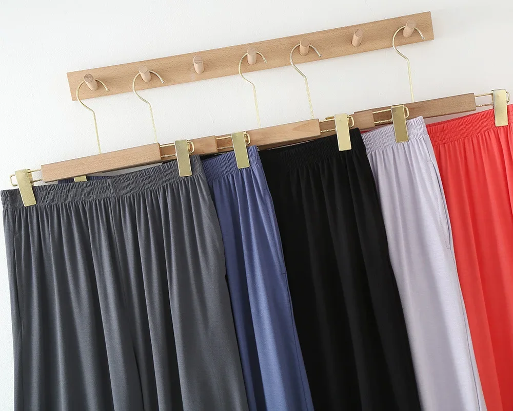 2025 New Summer Women's New Product Ladies Capris All Cotton Wide Leg Pants Ice Silk Casual Capris Home Pants Shorts Comfortable