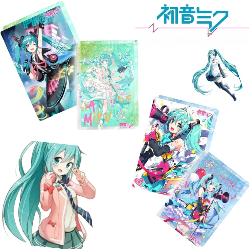 

new Hatsune Miku cute cartoon characters creative kawaii oversized quicksand peripherals table decorations small card ornaments