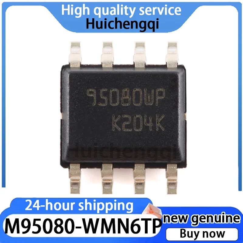 5PCS Brand New Original M95080-WMN6TP Package SOIC-8 8 Kbit SPI Bus EEPROM Chip
