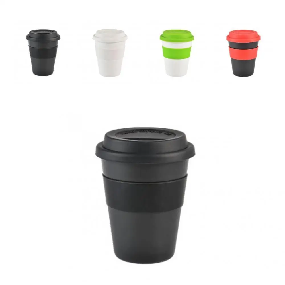 Water Cup Portable Beverage Cup Lightweight Heat Resistant  Great Beverage Coffee Mug Cup with Silicone Protective Sleeve