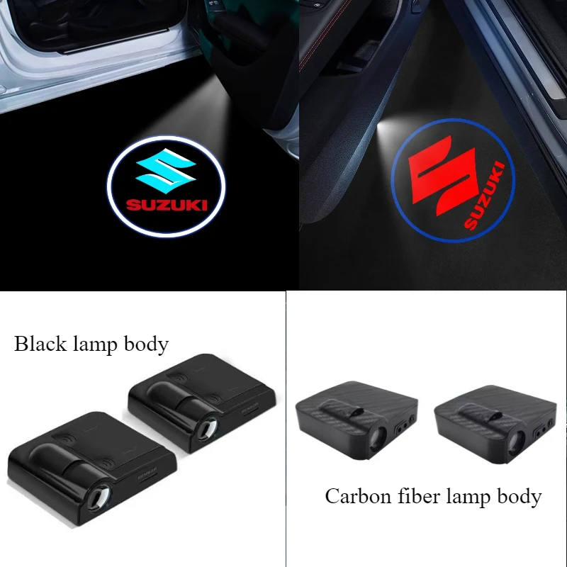 

2 pieces Car Door Lights Logo Projector For Suzuki JIMNY Grand vitara Sx4 swift Alto Car Door Welcome Logo Projector Lights