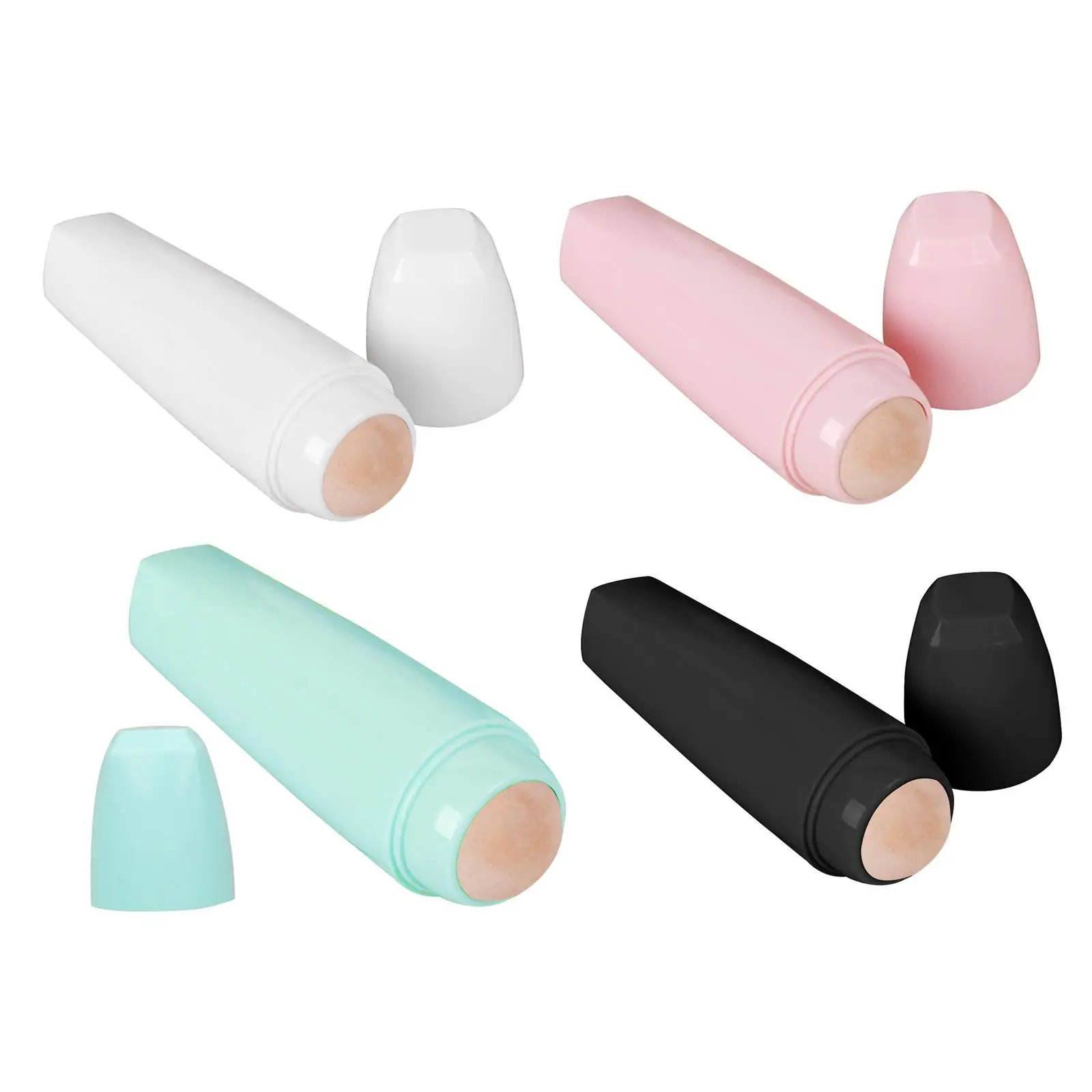 Oil-orbing Volcanic Roller Reusable Mini Massage Oil Remover Volcanic for Oil Control Pore Cleansing Makeup Men Women