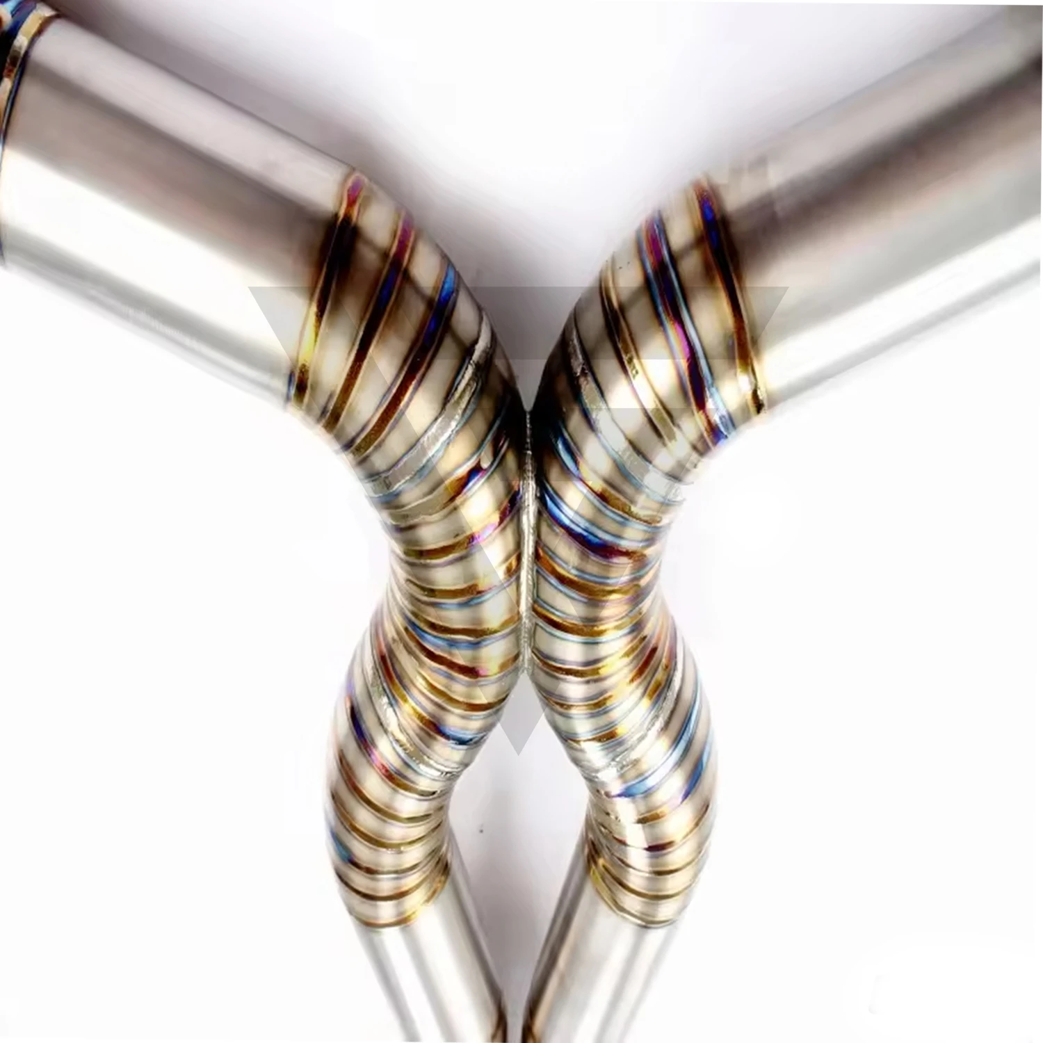 ECCF Valvetronic Titanium Catback Exhaust For Mercedes AMG C63 W205 4.0L Aggressive Sound Performance Upgrade Easy Installation